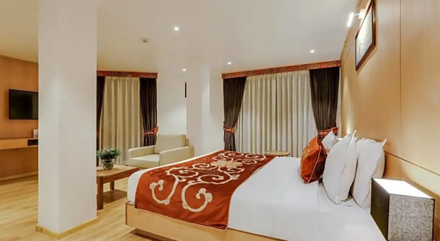 Люкс с красивым видом из окна Summit Swiss Heritage Resort & Spa