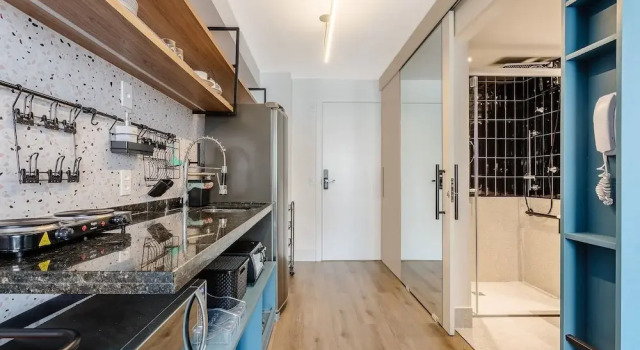 Апартаменты Modern Studio Just Minutes From Ibirapuera Vbm1313