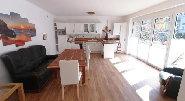 85 qm Wohnung Pauluste mit Terasse und Garten