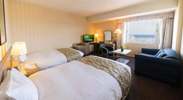 Двухместный номер Standard с видом на море Hotel Aomori