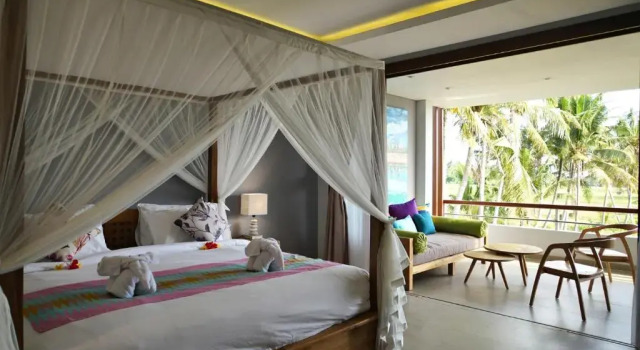 RC ubud villa, Reservar Vila Hotéis em Bali com piscina, Piscina