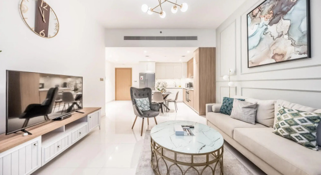 Dubai Harbour- Beach Vista 2 P202, Забронировать Отель Дубай Эмират Дубай, рядом с Международный яхт-клуб Дубая