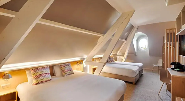 Четырёхместный семейный номер Standard Campanile PRIME - Caen Centre Gare