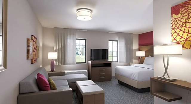 Двухместный люкс c 1 комнатой Staybridge Suites Charlotte – Tyvola by IHG