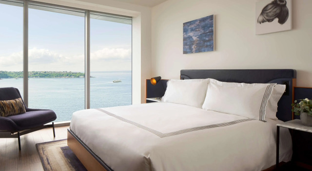 Двухместный номер Deluxe с видом на воду Thompson Seattle, by Hyatt