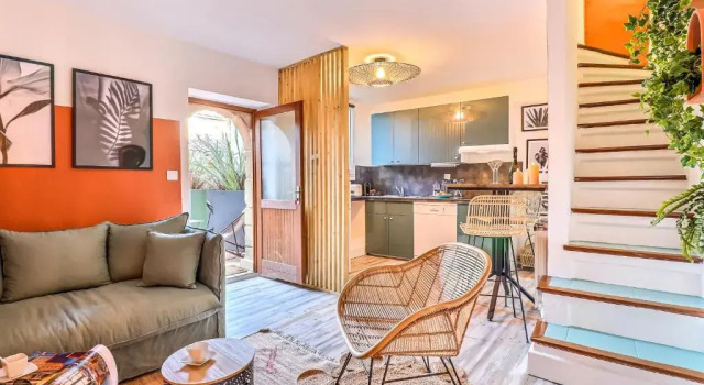 Апартаменты c 1 комнатой La Vermeillade Appartement Privé
