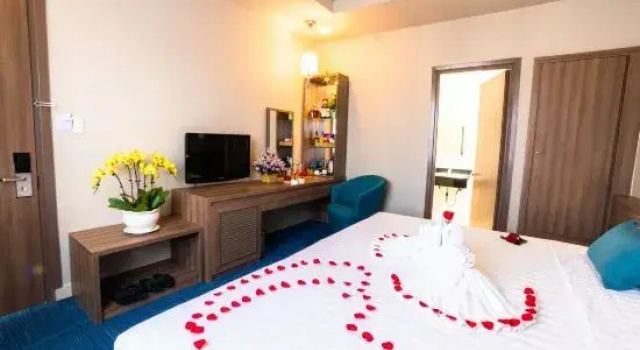 Двухместный номер Deluxe с видом на город Rum Vang Hotel Da Lat