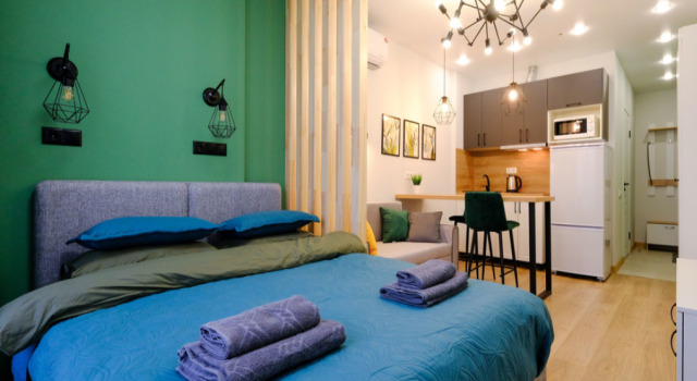 Ma-Three apartments on the Volokolamsk highway 24 building 1, Book Apartment Moscow Russia
