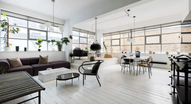 Коттедж Bright Work Live Industrial Loft in Shoreditch