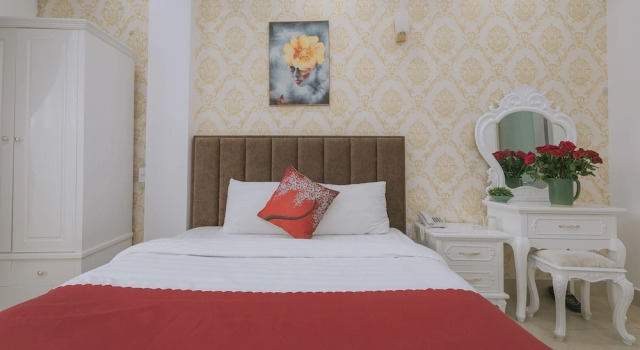 Двухместный номер Deluxe с видом на город Ngàn Phố Studio & Love Hotel
