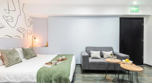 Cozy New Space City Center & steps from beach M7, Забронировать Отель Тель-Авив Тель-Авивский округ, рядом с Театр Хабима