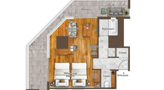 Номер Superior PROSTYLE TERRACE NAHA