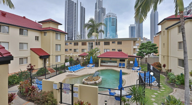 Апартаменты Sunsetcourt Budget holiday apartments surfers paradise