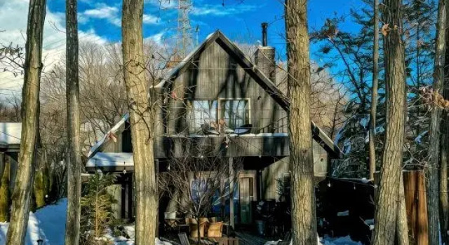 [TV] Luxury adult secret base villa 120 ㎡ Sauna, stone bath, bonfire, BBQ [Zen Building], Prenota Villa Cottage a Koshinetsu, Cottage