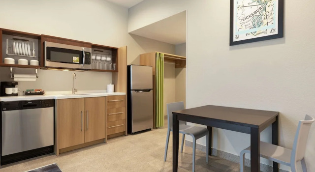 Люкс c 1 комнатой Home2 Suites By Hilton Vicksburg, Ms