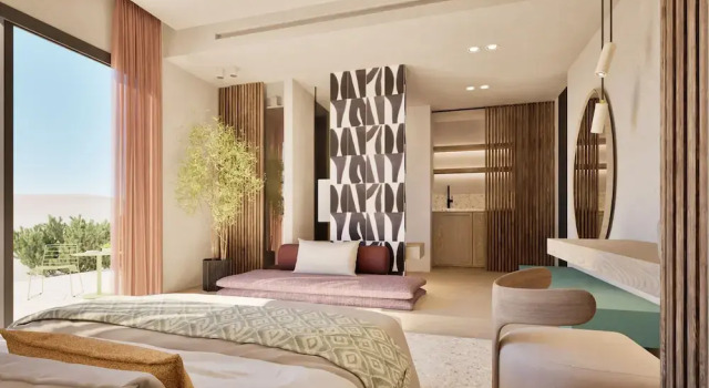 Полулюкс с балконом и с видом на море Hotel Pefkos Beach