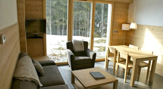 Apartment with One Bedroom in Les Gets, with Wonderful Mountain View, Furnished Garden And Wifi - 50 M From the Slopes