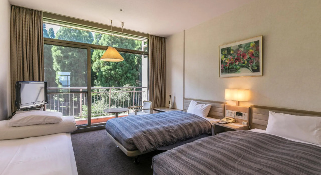 Двухместный номер Standard с красивым видом из окна Aso Resort Grandvrio Hotel