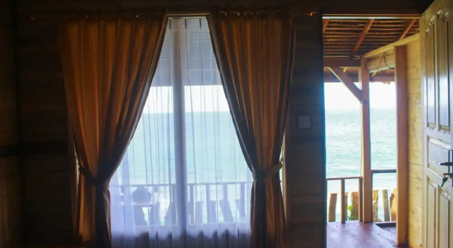 Cabaña doble con vista al océano Malibu Huts