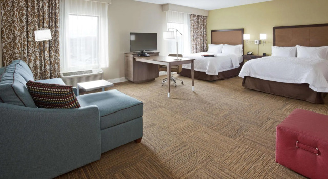 Четырёхместная студия Hampton Inn Minneapolis Bloomington West
