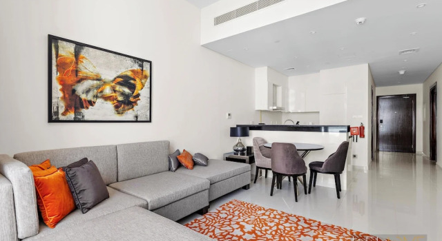 WelHome - Charming Breathtaking 1BR Apt. In Damac Hills