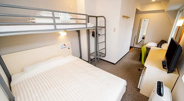 Трёхместный номер Standard SUPER HOTEL Ikebukuro West Natural Hot Spring