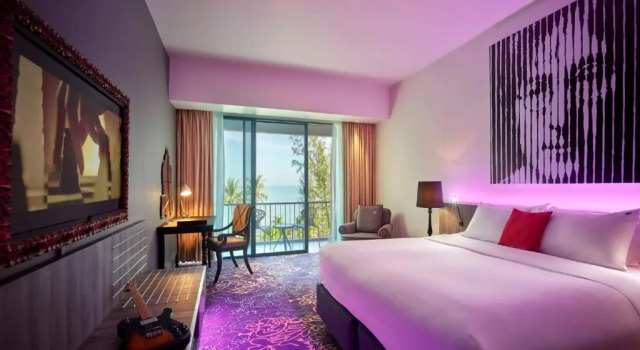 Двухместный номер Deluxe с видом на море Hard Rock Hotel Penang