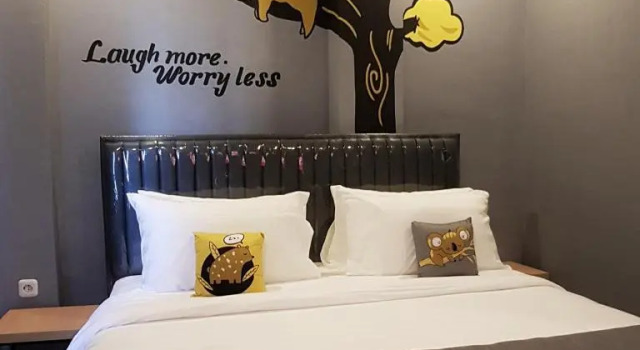 Luksusowy dwuosobowy pokój Nine Hotel Palembang