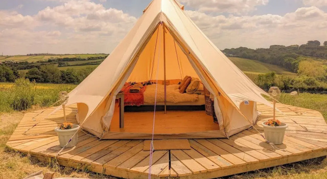 Номер Standard Immaculate Bell Tent Retreat North Devon