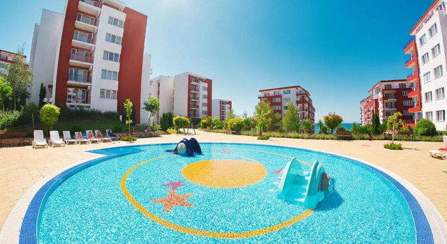 Apartament Bułgaria Sveti Vlas RELLiM GRAND RESORT, Забронировать Курортный отель Отели области Бургас с бассейном, Бассейн
