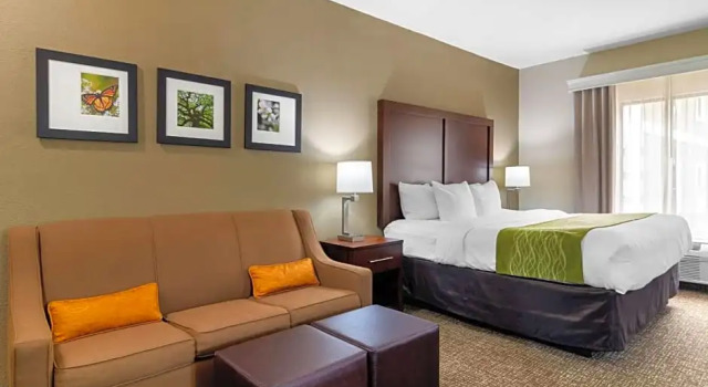 Люкс c 1 комнатой Comfort Inn & Suites Griffin North