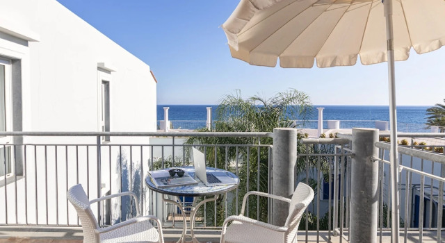 Одноместный номер Standard с балконом и с частичным видом на море Hotel Parco Smeraldo Terme