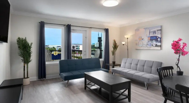 Номер Standard c 1 комнатой с частичным видом на океан Ocean Escape Boardwalk Oceanfront