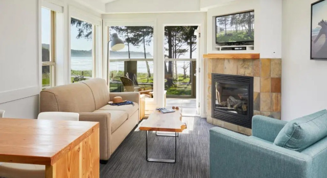 Люкс c 1 комнатой с видом на океан Pacific Sands Beach Resort