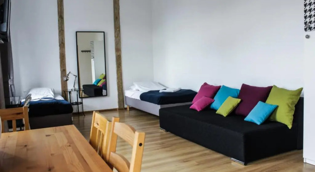 Студия с балконом Apartamenty Babina