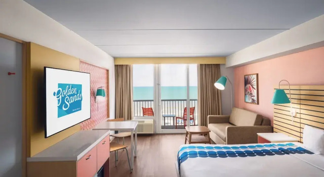Двухместный номер Standard с видом на океан Golden Sands Carolina Beach Oceanfront, Tapestry by Hilton