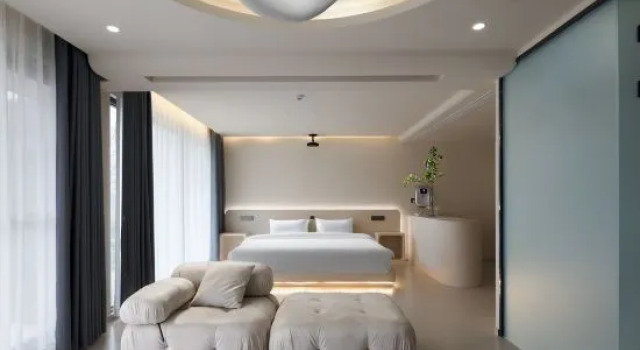 Двухместный люкс с красивым видом из окна JANE Hot Spring Hotel (Anji Yunshang Grassland Panda Tribe Adventure Park Branch)
