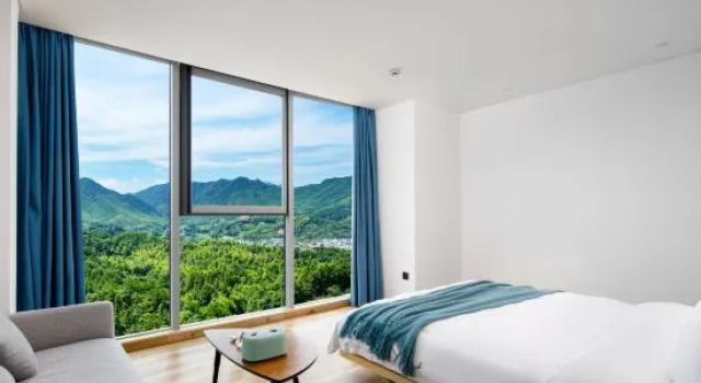 Люкс Дуплекс с 3 комнатами с видом на озеро Huangshan Taiping Lake Landscape Impression Art Apartment