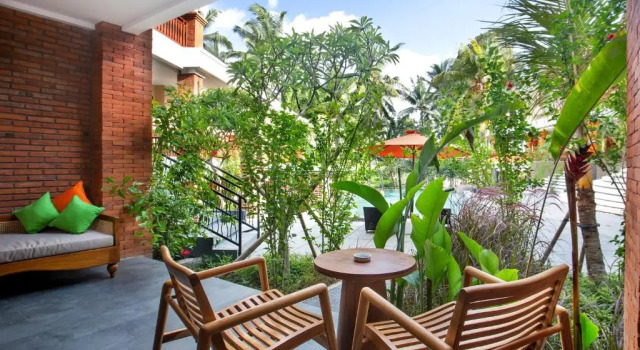 Полулюкс с видом на бассейн Green Field Resort Ubud