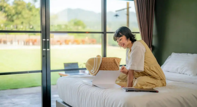 Двухместные апартаменты с видом на сад The River Life Resort