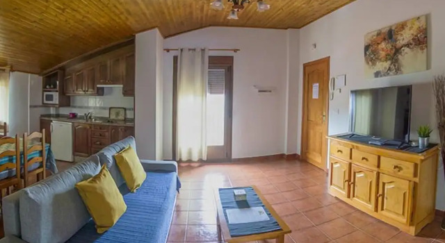 Люкс Deluxe c 1 комнатой с балконом и с видом на горы Apartamentos Rurales El Prado