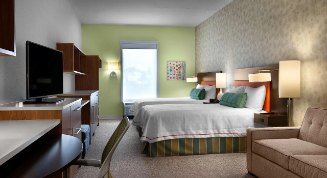 Четырёхместная студия Home2 Suites by Hilton Greenville Airport