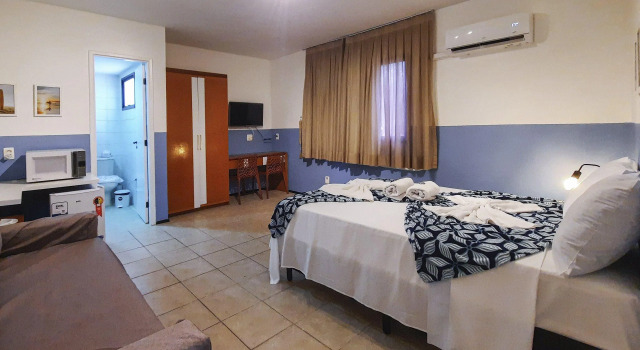 Aquaville Resort Pé na Areia 3 suítes 7 Pessoas