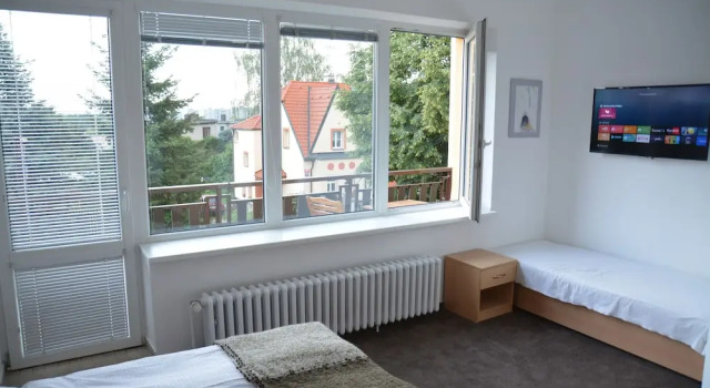 Camera tripla Standard con balcone Wellness Vila Bohemia
