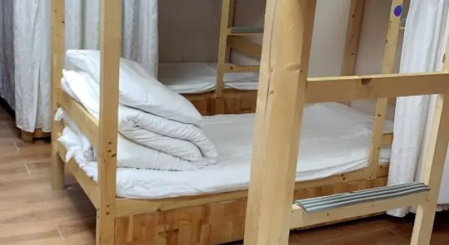 Кровать в общем номере (мужской номер) Luohu Shenzhen Railway Station Space Capsule International Youth Hostel