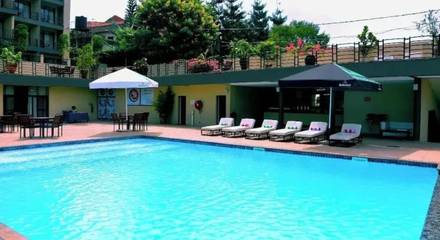 Номер Superior с видом на поле для гольфа Hotel Villa Portofino Kigali
