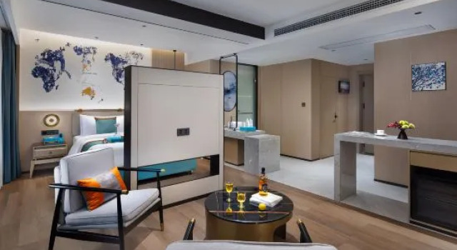 Люкс с видом на город Kyriad Marvelous Hotel (Hunan Financial Center)