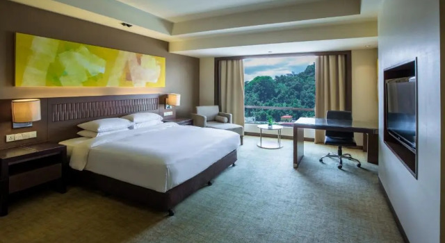 Двухместный номер с видом на город Hyatt Regency Kinabalu