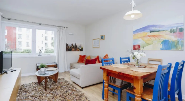 Семейные апартаменты Royal с 2 комнатами с балконом Edinburgh Landmarks Apartments