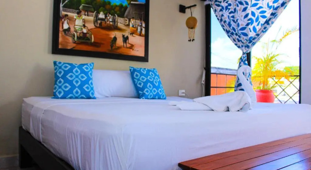Двухместный номер Standard с балконом Hotel Tunich Naj & Hostal